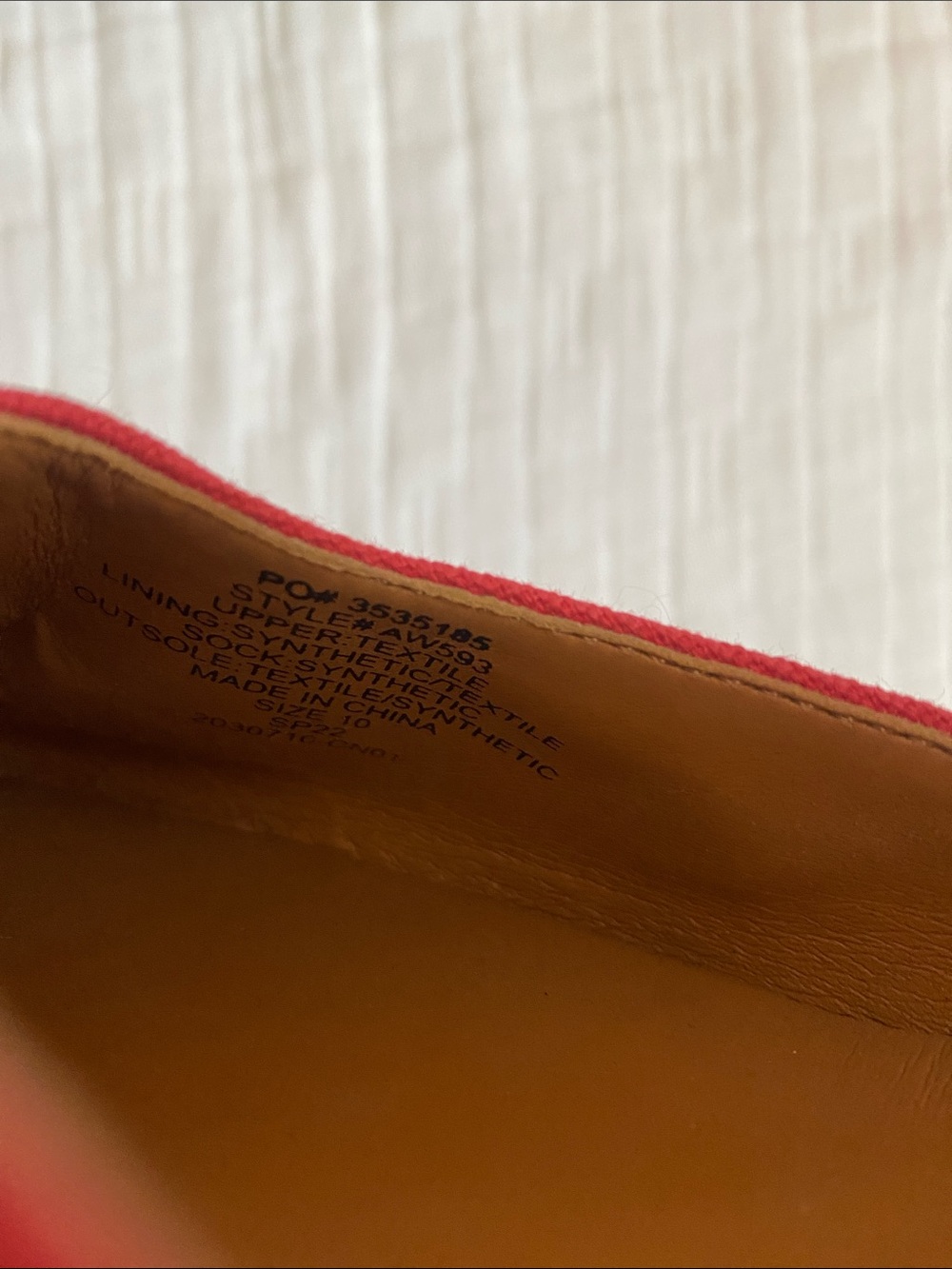 J. CREW Red Canvas Tie-Wrap Espadrille Flats - Picture 8 of 8